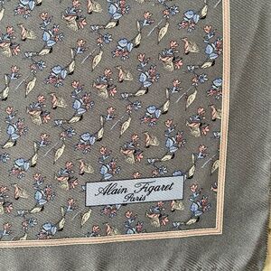 Alain Figaret Paris Unisex 15 x 15" Silk Scarf